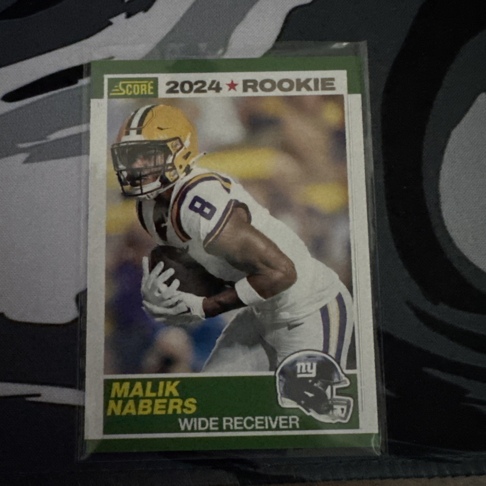2024 Score - 35th Anniversary Rookie Malik Nabers #5 Red (RC)
