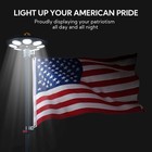 Solar Flag Pole Light 136 LED 2600mAh Bright White 7000K for 15 to 30 Ft Poles — photo 6