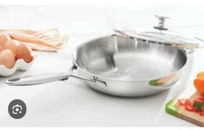 PRINCESS HOUSE STAINLESS STEEL HEALTHY COOK SOLUTIONS 10”/25.4cm # 5838 NEW