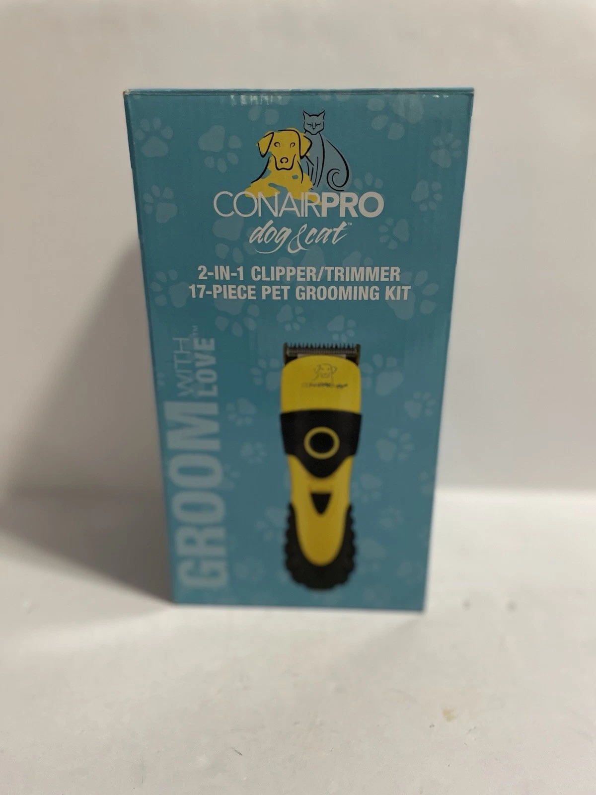 ConairPro Dog & Cat 2-in-1 Clipper/Trimmer 17 Piece Pet Grooming Kit