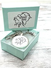 Beauty and the Beast the Broadway Musical keychain with rose charm