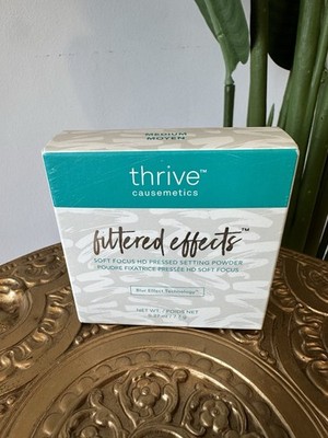 Thrive Causemetics Filtered Effects HD Pressed Setting Powder 0.27 oz NIB Medium