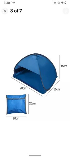 Beach Headrest Sunshade Tent UV-Protecting Sunshelter Automatic Opened Portabel - Picture 6 of 8