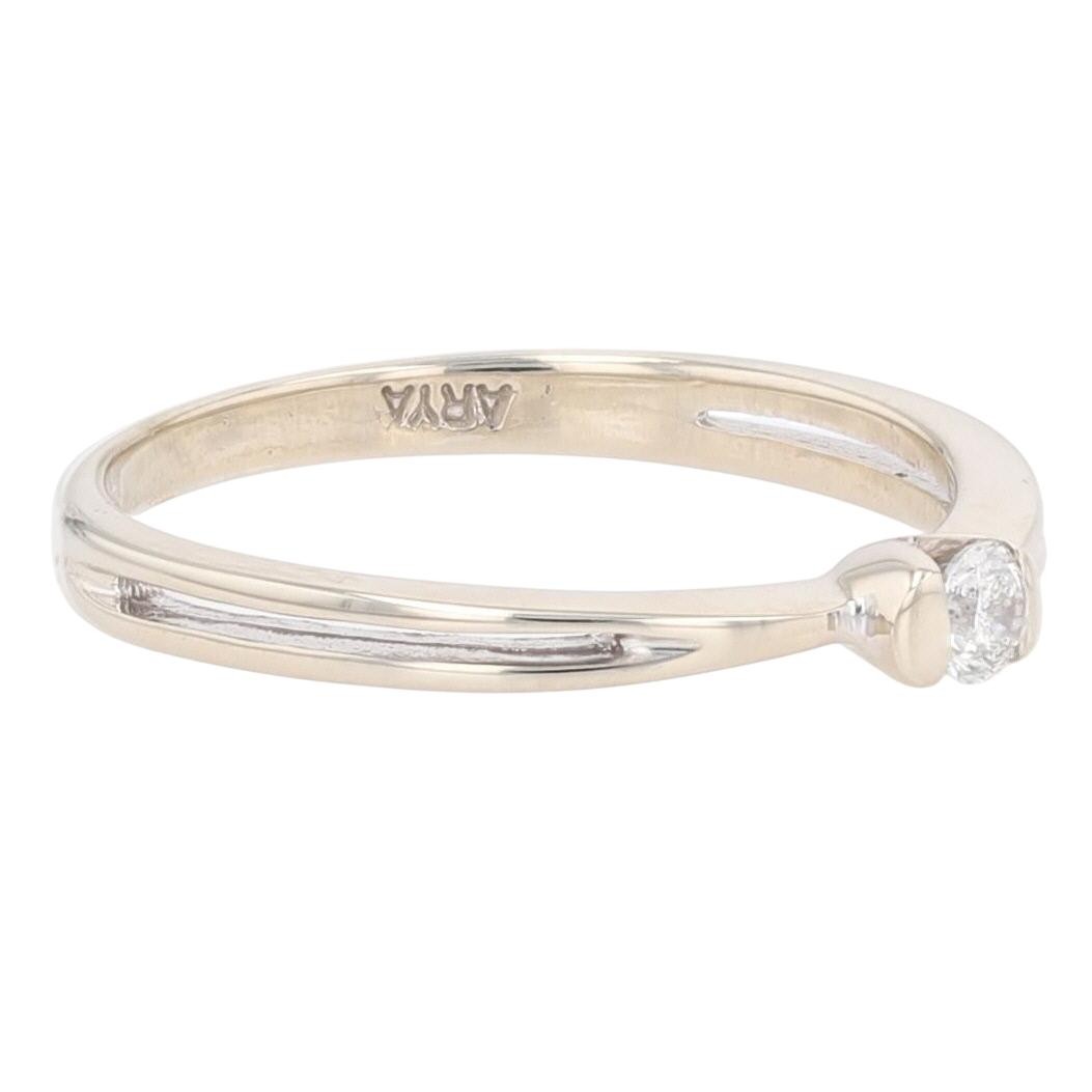 .08ct Diamond Solitaire Split Shank Engagement Ri… - image 2