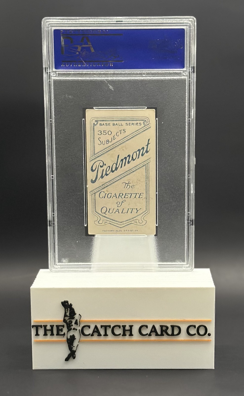 1909-11 T206 - John McAleese Piedmont 350 Back (RC) PSA 5 view 2