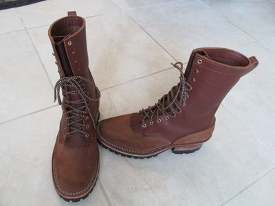 Nicks Builder Pro 10  1964 Brown Roughout Steel Toe Boots Men's Size 11 EE