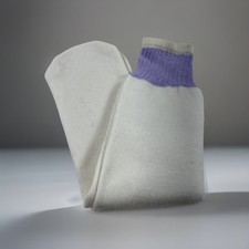 VTG Women's Socks Tube Purple 70's NOS Acrylic USA Over The Calf 17  