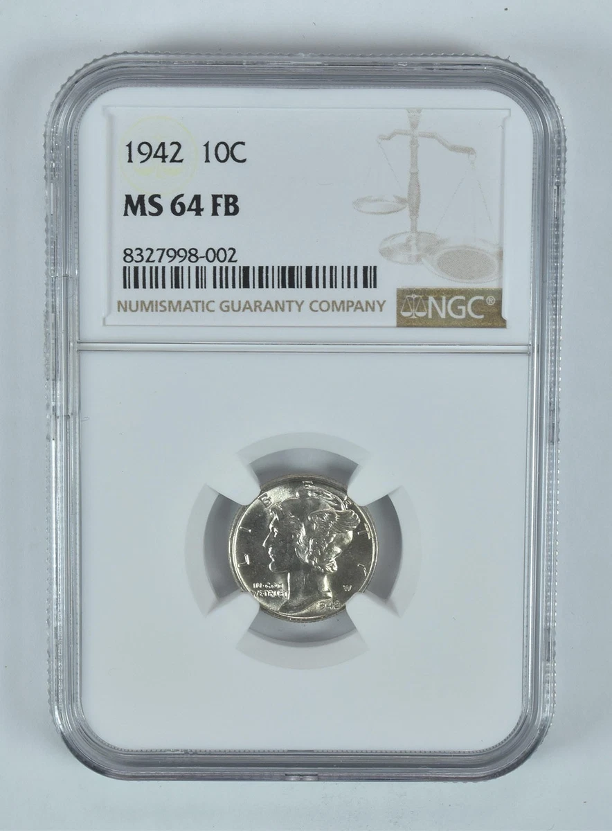 Philadelphia NGC 1942 Year Mercury Dimes (1916-1945) for sale | eBay