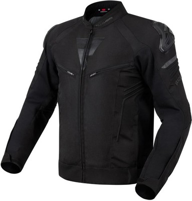 Rebelhorn Vandal wasserdichte Motorrad Textiljacke, schwarz, 7XL