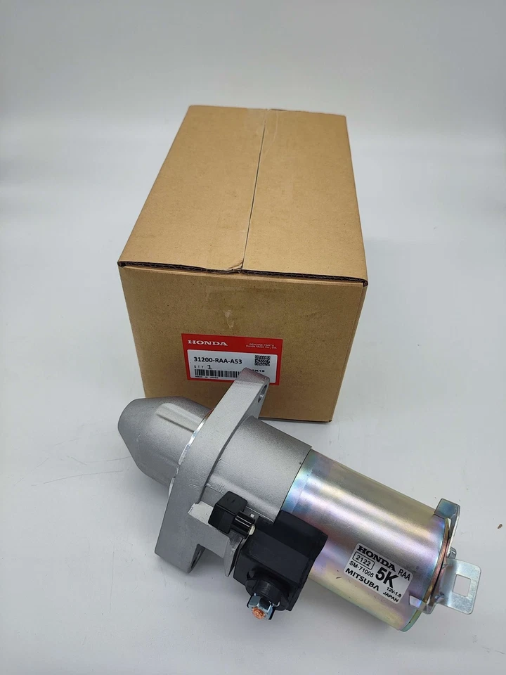 31200-RAA-A53 New Starter for Honda Accord Element Acura TSX 2003-2006 2.4L  - Imagem 2 de 4