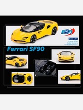 BBR Models Factory Sealed Ferrari SF90 Giallo Modena Yellow