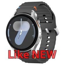 Samsung Galaxy Watch7 44mm Silver Bluetooth SM-L310 Sport Band M/L Gray US ver