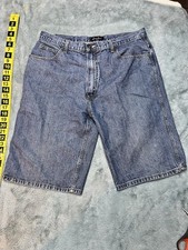 Sean John Shorts Men  s 36 Denim Baggy Wide Leg Hip Hop Grunge Skater Y2K Retro