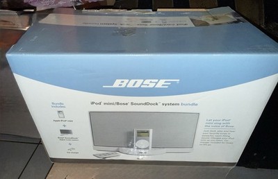 iPod Mini /Bose SoundDock System Bundle, Complete in Box.