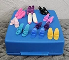 Vintage Barbie Day to Night #7929 White Pink High Heels Pumps Shoes Lot Bundle
