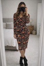 Stunning Joe Browns Fabulous Fox Long Sleeve Wrap Dress RRP £45