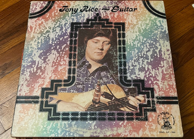 TONY RICE Guitar ORIGINAL 1978 LP Rebel Records w/ Bluegrass Boutique Insert EX