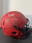 Tampa Bay Bucs Baker Mayfield Signed Full Size Replica Rave Helmet.  Beckett...