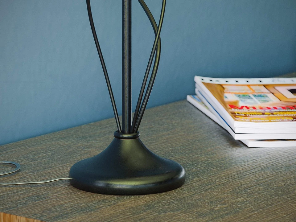 Lámpara de Mesita de Noche Clásica LED Regulable con Control Táctil para Mesita de Noche Foto 3 de 4