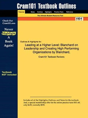 Studyguide for Leading at a Higher Level: Blanchard on Leadership and Creating H