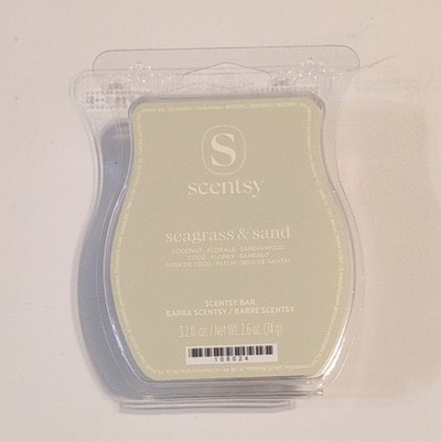 Scentsy Seagrass & Sand Scent Bar Coconut - Florals - Sandalwood 108024