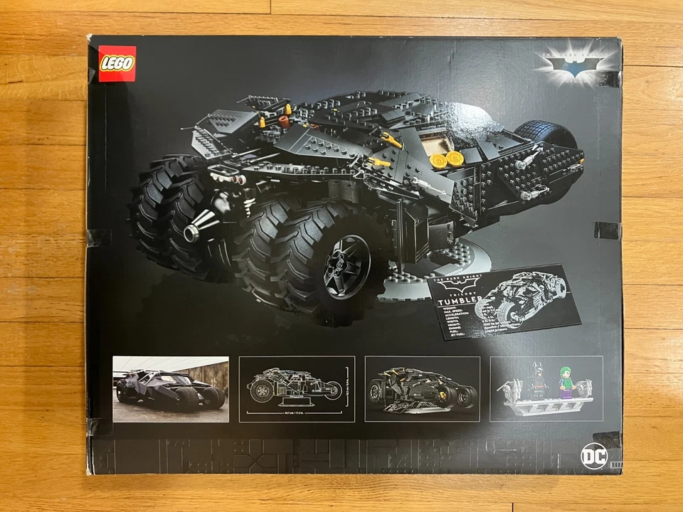 LEGO DC Batman трилогия Темный рыцарь бэтмобиль барабан 76240 НЕЗНАЧИТЕЛЬНЫЕ ПОВРЕЖДЕНИЯ КОРОБКИ - Изображение 2 из 4