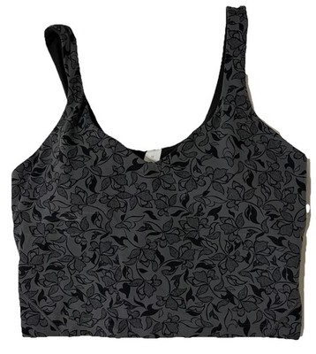 NWT LULULEMON SIZE 12 ALIGN TANK BUILT IN BRA AUTHENTIC MINI FILAGREE LACE