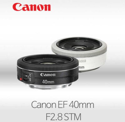 [Canon] EF 40mm f/2.8 STM Pancake Lens_Black/White_Pre-Owned_Tracking