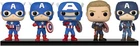 Funko POP! Marvel: Captain America Through The Ages 5 Pack Exclusive