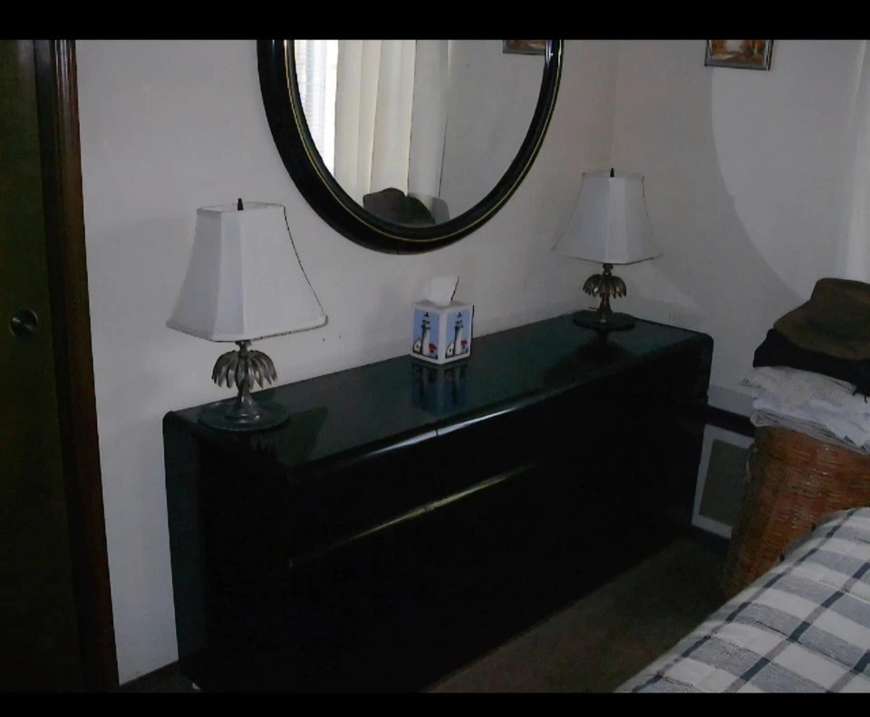 mcm black bedroom set queen - Image 4 of 4