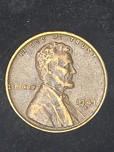 1941 S Wheat Penny Circulated