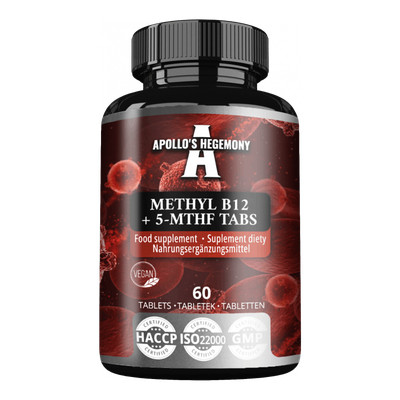 APOLLO'S HEGEMONY B12 + 5-MTHF 60 Tabletten   Methylcobalamin & Quatrefolic