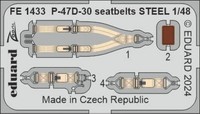 P-47D-30 Seatbelts Steel - Miniart - / 1:48 - Eduard FE1433