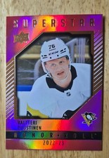 Valtteri Puustinen | 2022-23 Upper Deck Hockey Honor Roll #HR80 Red Rainbow