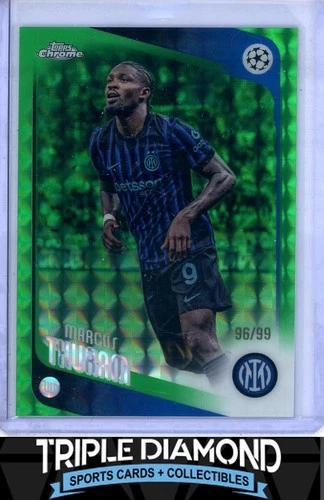 2025-26 Topps Chrome UCC Marcus Thuram Green Geometric Refractor #96/99 O891