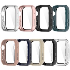 Integrated Screen Protector Tempered Glass Smartwatch Case for Wearable Device