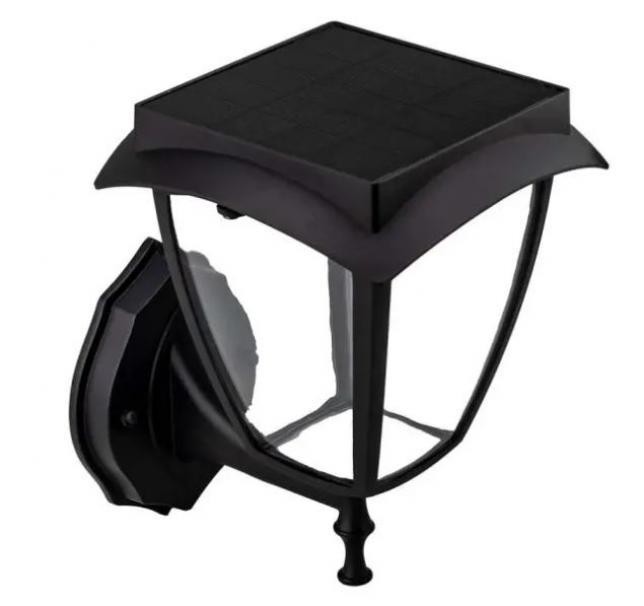 V-tac 2892 VT-982 Applique solaire à LED -2W 3000/6000K noir