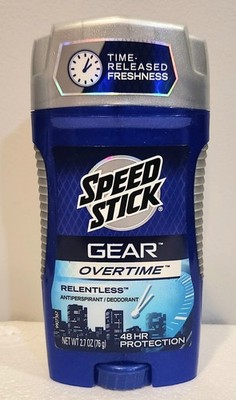 Speed Stick Gear Overtime RELENTLESS Deodorant Antiperspirant-2.7oz