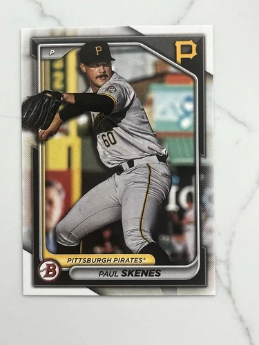 2024 Bowman Prospects #BP-125 Paul Skenes Pittsburgh Pirates Baseball Card