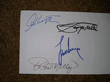 Star Trek Shatner Nimoy Kelley Signed Card 4x6