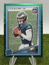 2025 Panini Donruss Optic - Rated Rookie Kyle McCord #283 Green Velocity...