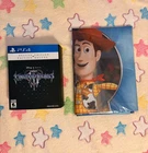Kingdom Hearts III - PlayStation 4 Deluxe Edition - COMPLETE-POSTER+PIN
