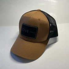 The Classics Yupoong Snapback  Adjustable Trucker Hat Black & Tan CNH REMAN