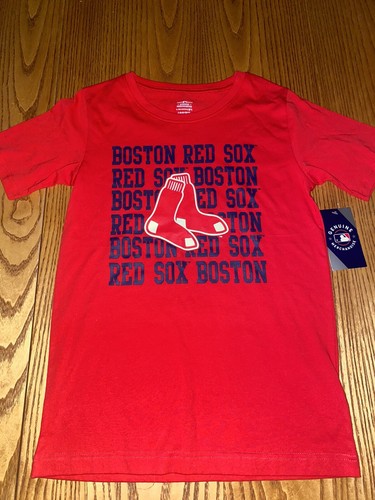 MLB GENUINE MERCHANDISE BOSTON RED SOX YOUTH S/S T SHIRT SIZE LARGE 10-12 NWT