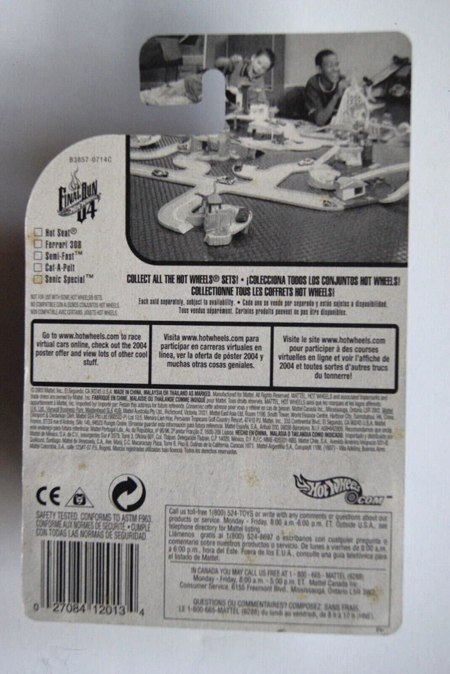 2004 Hot Wheels CAT-A-PULT Final Run (Metal Base!) Collector No. 136 - Image 3 of 3