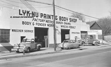 1956 LYK-NU PAINT & BODY SHOP NASHVILLE TENNESSEE 5X7 PRINT PHOTO F96
