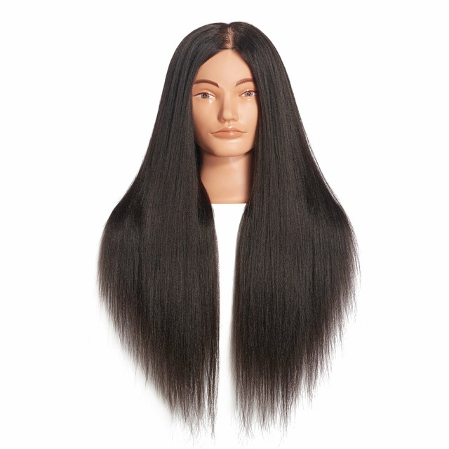 long human hair mannequin