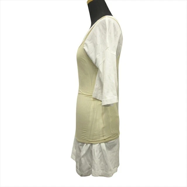 T shirt tunica MM6 Maison Margiela 23SS con logo calendario camicia aderente S