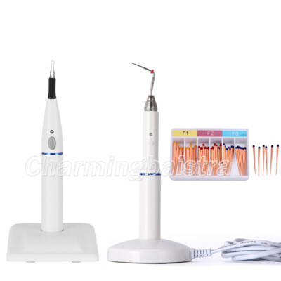 Cordless Dental Endo Heated Pen/Gutta Percha Cutter w/4 tips/Root Canal Point