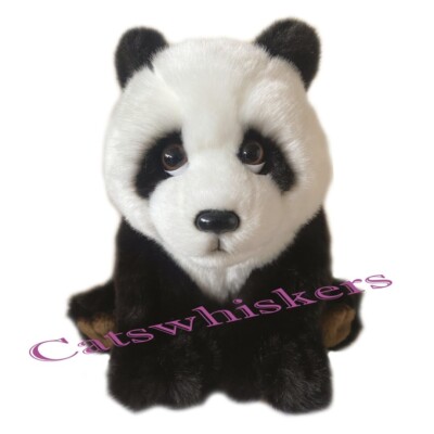 Faithful Friends sitzender Panda Plüschtier Stofftier Teddy. Geschenk. 23cmH